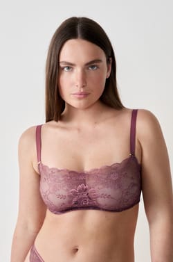 Lace Bandeau with Removable Straps;${refinementColor}