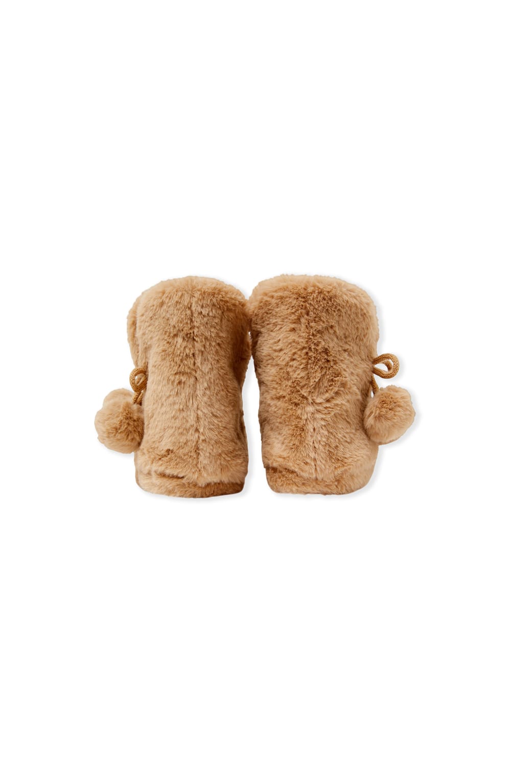 Chaussons bottines avec pompons;${refinementColor}