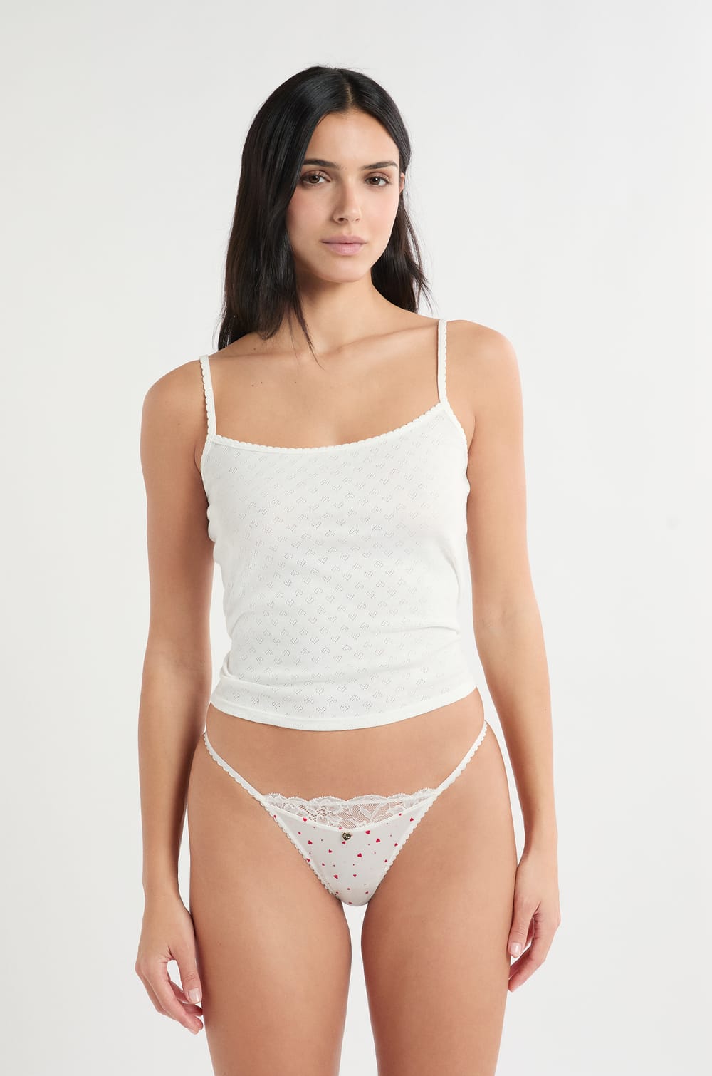 Microvezel string met hartmotief;${refinementColor}