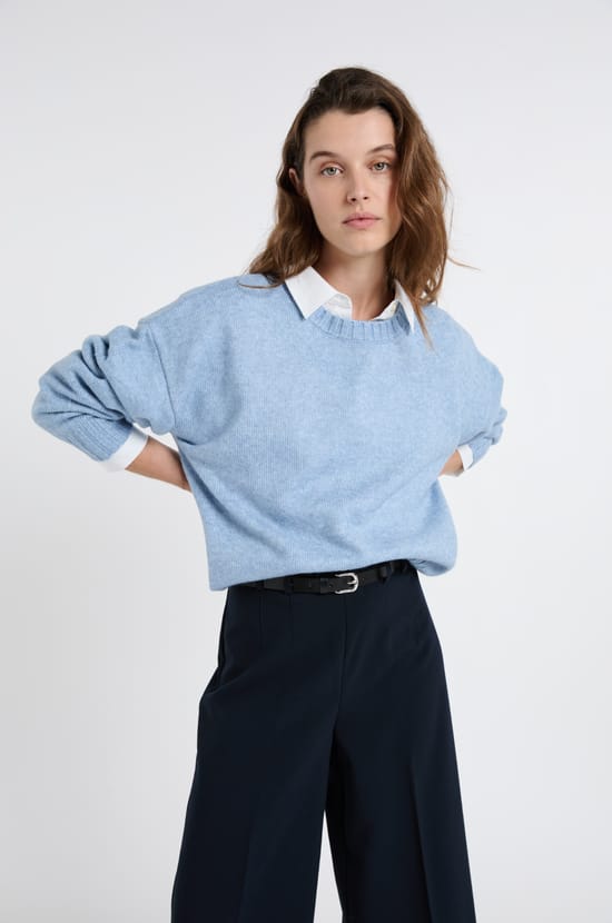 Pull &agrave; manches longues oversize;${refinementColor}
