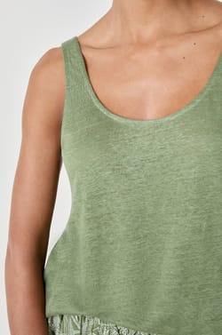 100% Linen Tank Top;${refinementColor}