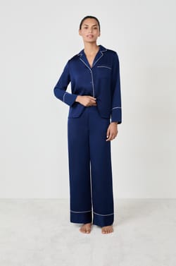 Satin Pyjama Trousers;${refinementColor}