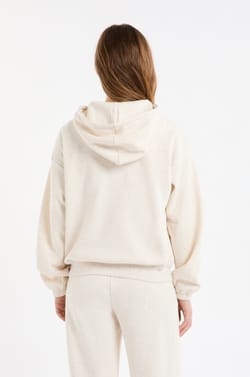 Hooded Jacket with Cotton;${refinementColor}