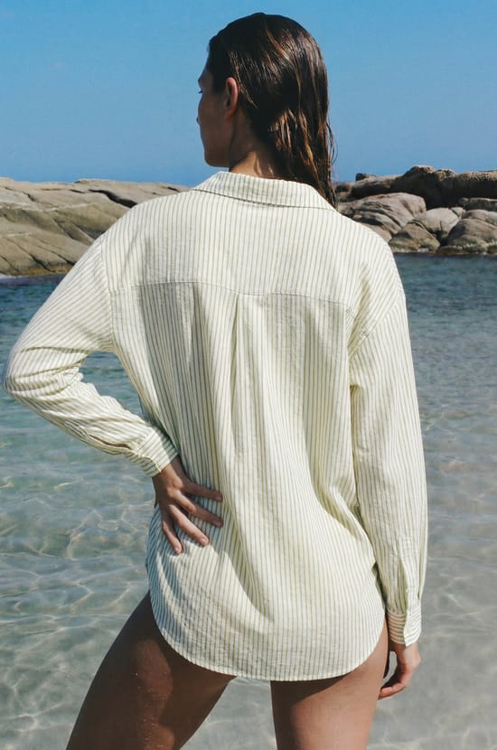 Chemise avec lin;${refinementColor}
