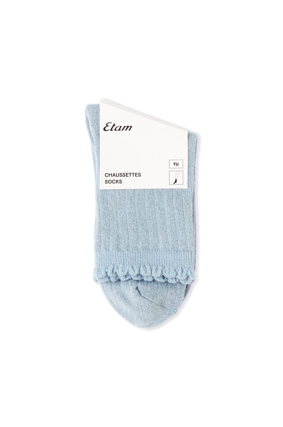 Chaussettes iris&eacute;es avec coton;${refinementColor}