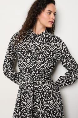 Belted Shirt Dress;${refinementColor}