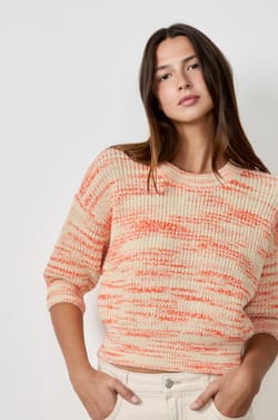3/4 Sleeve Sweater;${refinementColor}