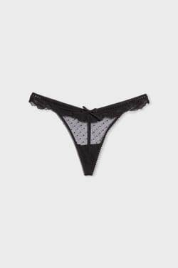 Lace G-string;${refinementColor}