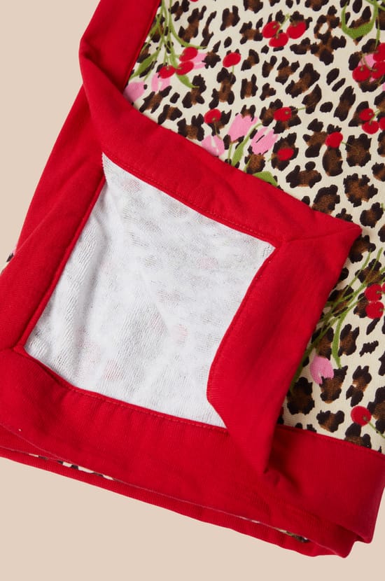 Fouta en coton &agrave; motifs;${refinementColor}