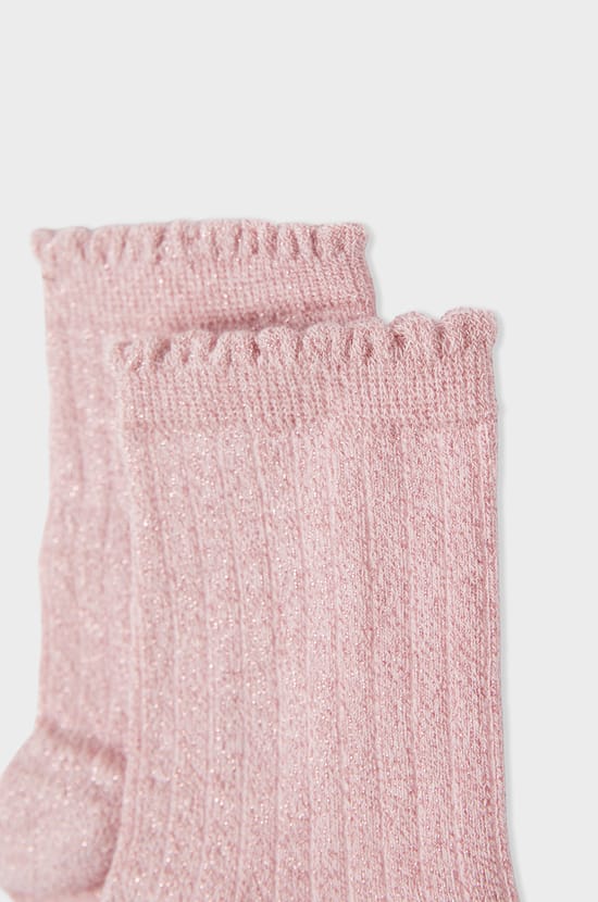 Chaussettes iris&eacute;es avec coton;${refinementColor}