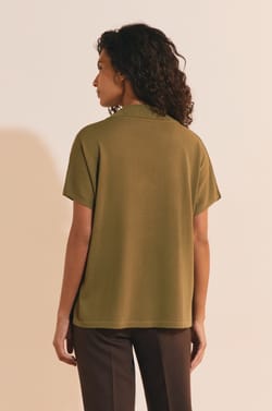 Pull manches courtes col polo;${refinementColor}