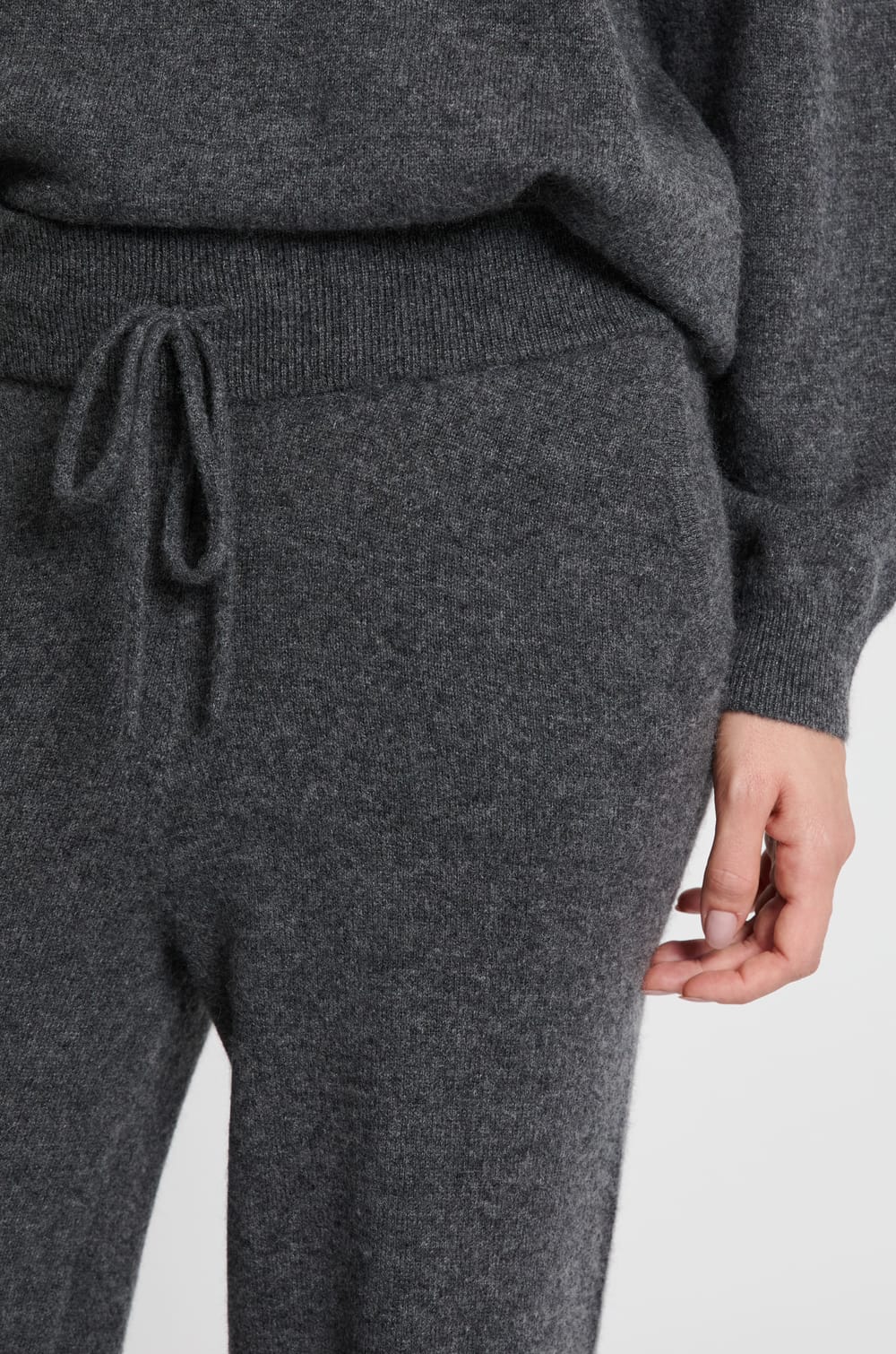 Pantalon de pyjama en cachemire;${refinementColor}