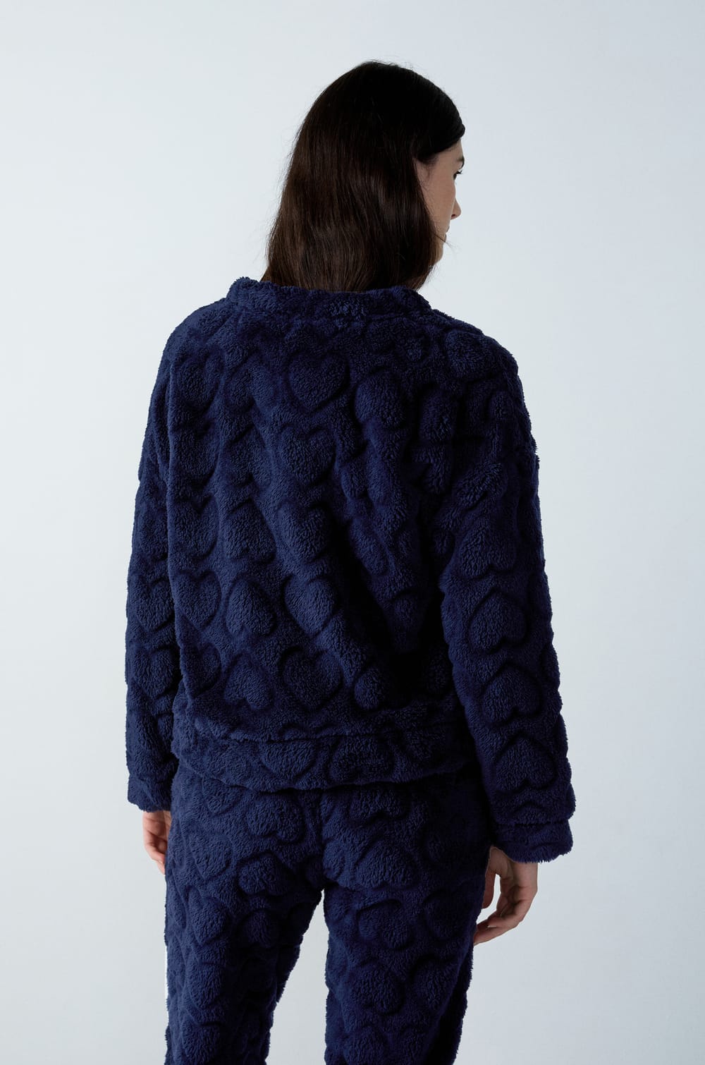 Sweat de pyjama polaire;${refinementColor}