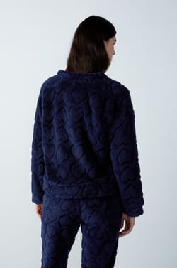 Fleece Pyjama Sweatshirt;${refinementColor}