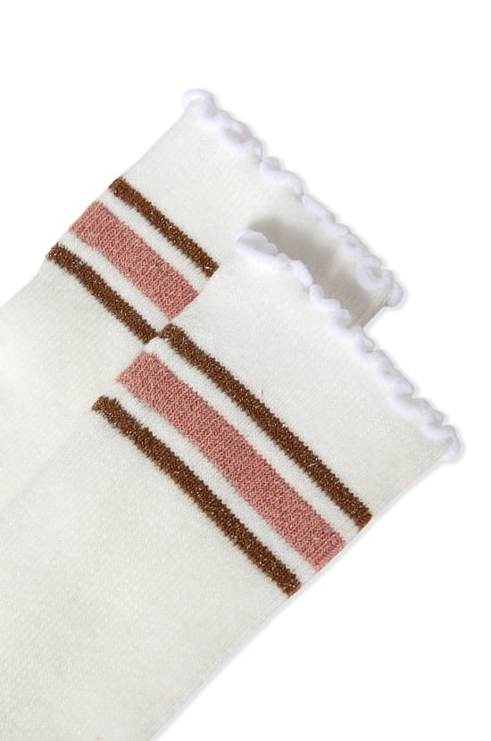 Chaussettes avec coton et paillettes;${refinementColor}