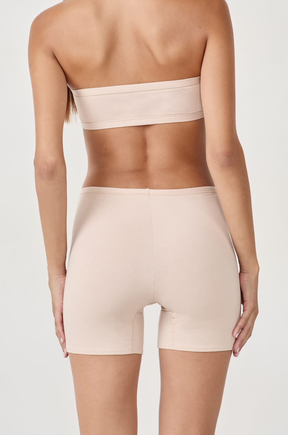 Organic cotton stretch cycling shorts;${refinementColor}