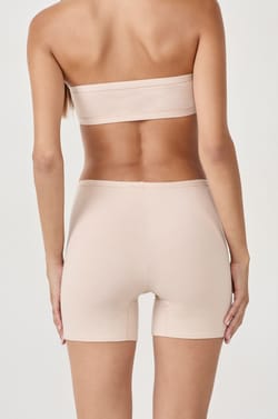 Organic cotton stretch cycling shorts;${refinementColor}