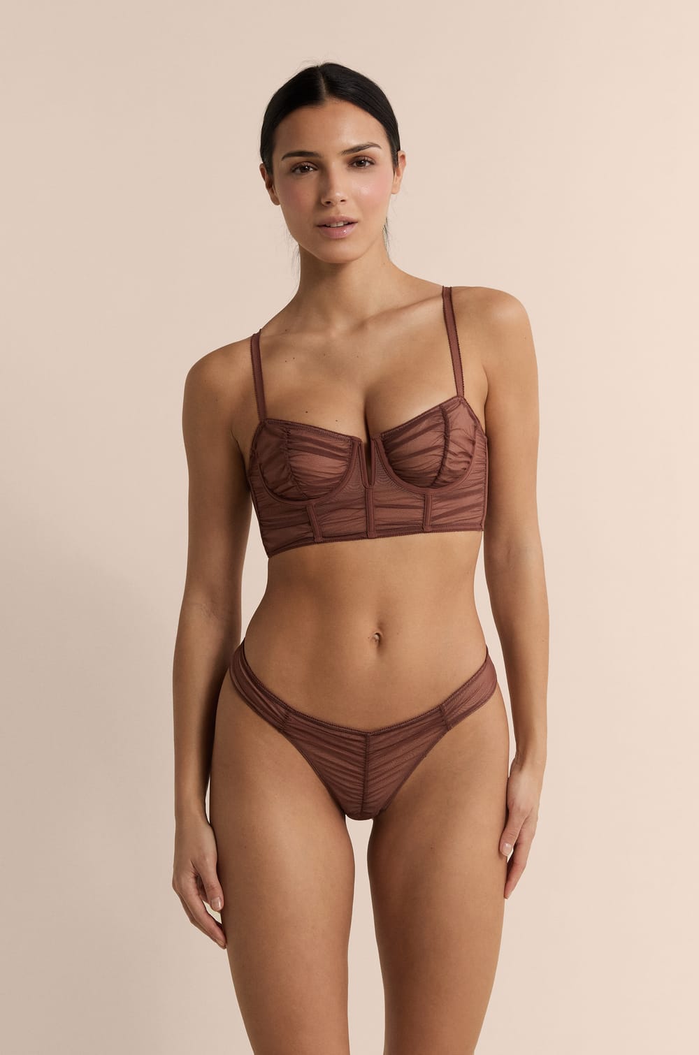 Soutien-gorge N.9 - Bustier en tulle;${refinementColor}