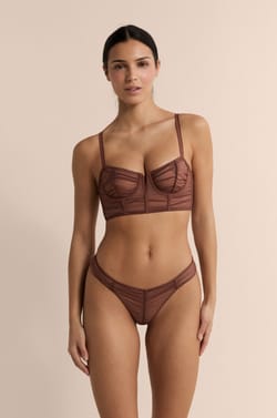 Soutien-gorge N.9 - Bustier en tulle;${refinementColor}