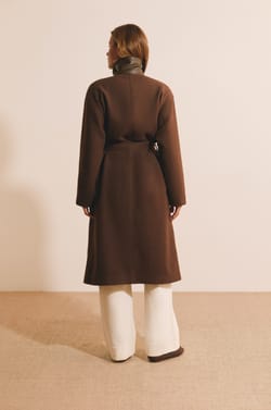 Manteau long avec laine;${refinementColor}