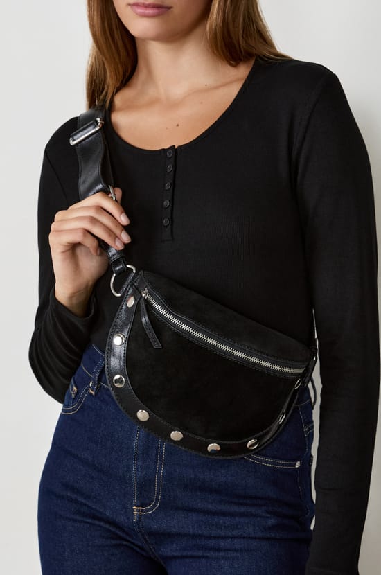 Sac banane en cuir;${refinementColor}