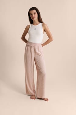 Pantalon de pyjama &agrave; motifs;${refinementColor}