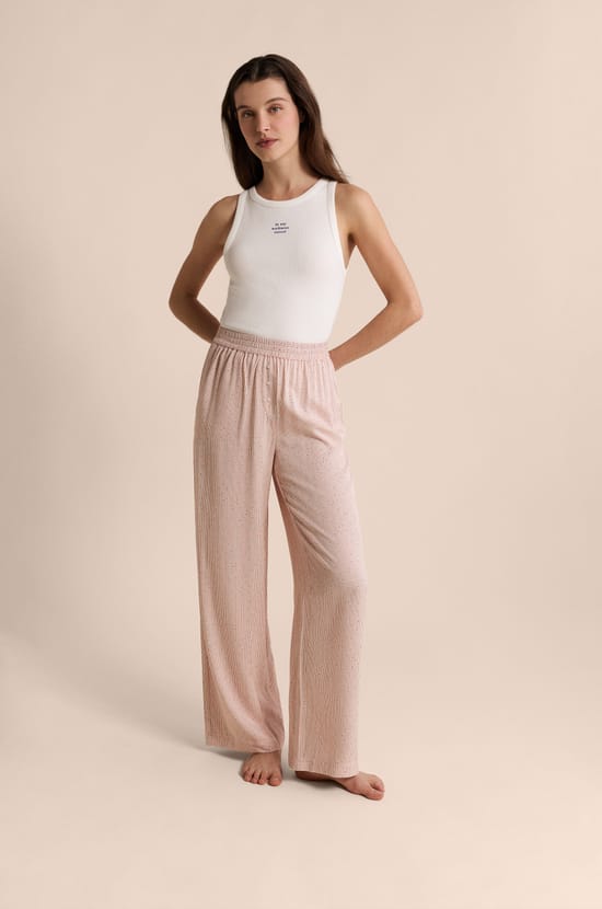 Pyjama Trousers with Motifs;${refinementColor}