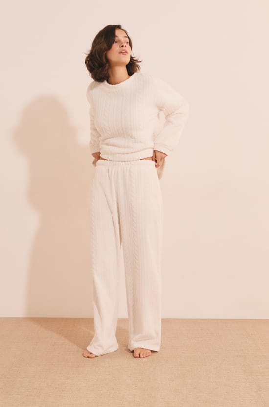 Pantalon de pyjama large;${refinementColor}