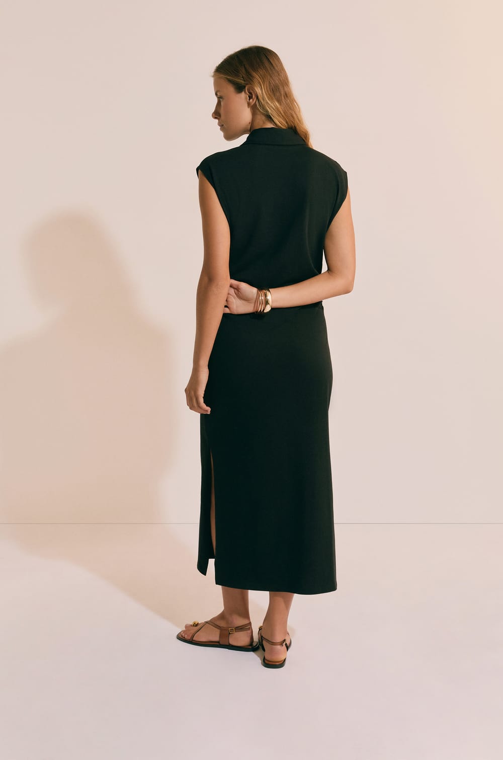 Robe longue en coton;${refinementColor}