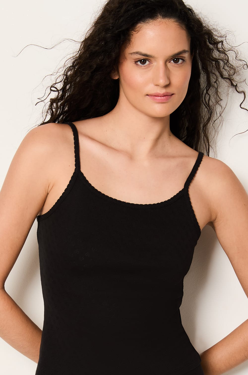 Printed Cotton Camisole;${refinementColor}