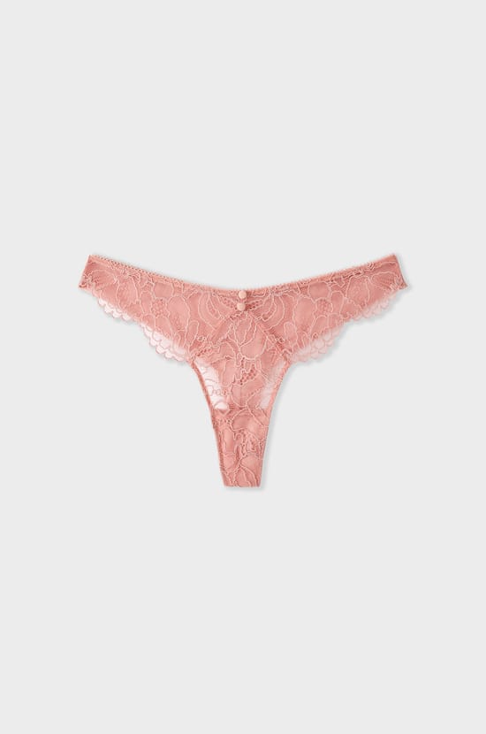Tanga de encaje;${refinementColor}