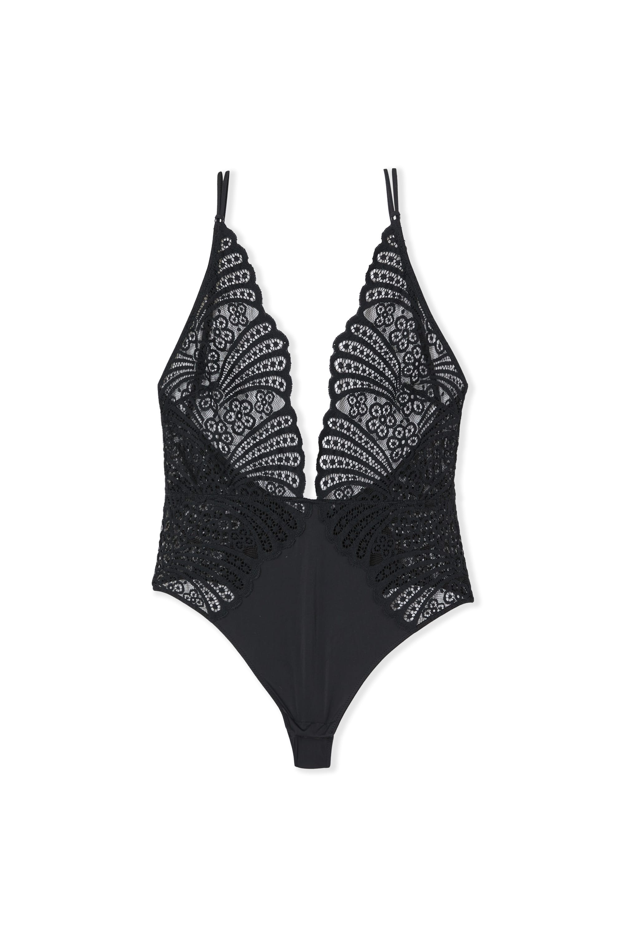 Lace Bodysuit - ETREINTE - NOIR - ETAM