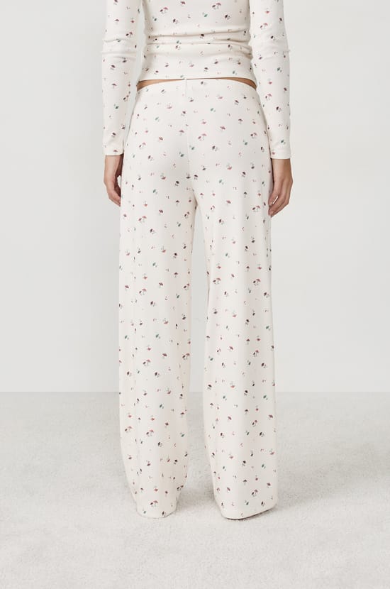 Pantalon de pyjama avec imprimé champignons;${refinementColor}