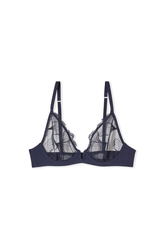 Embroidered Bra;${refinementColor}