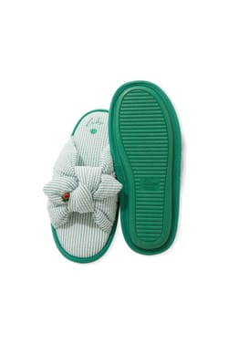 Cotton Flip-Flop Slippers;${refinementColor}