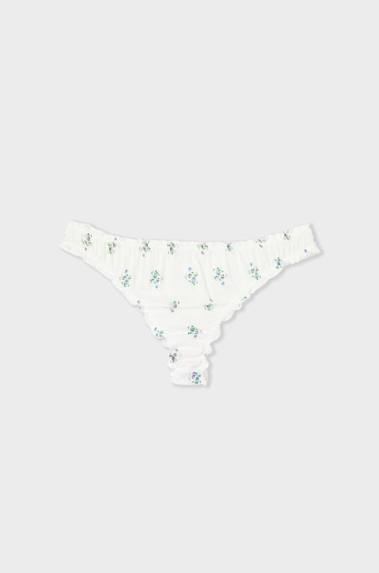 Printed satin tanga;${refinementColor}