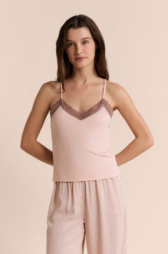 Camisole with Lace Details;${refinementColor}