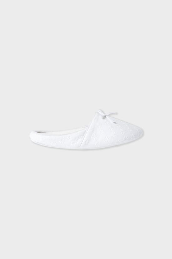 Chaussons mules &agrave; n&oelig;ud;${refinementColor}