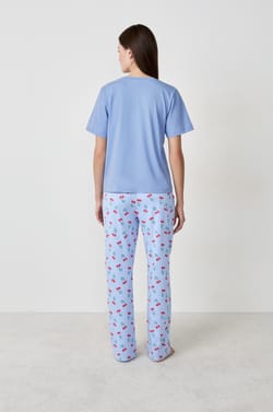 2-Piece Cotton Pajama Set;${refinementColor}