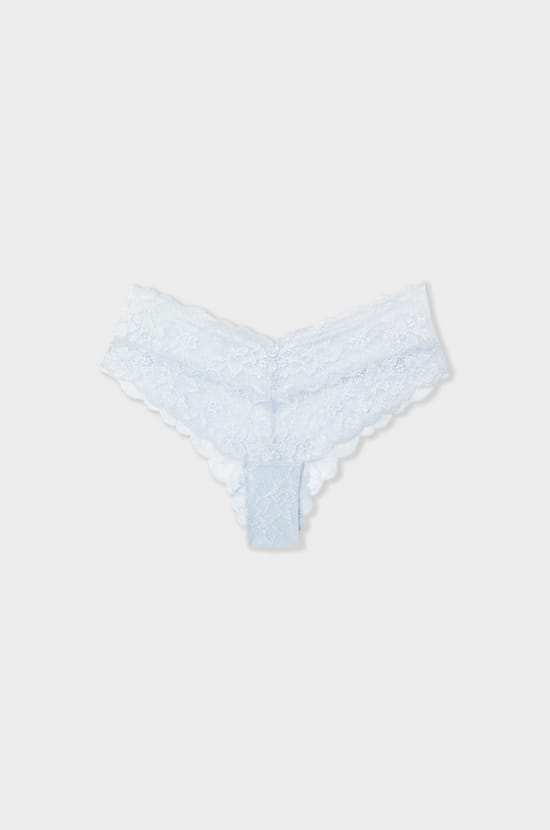 V-shape Lace Hipster;${refinementColor}