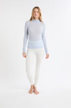 Thermal Turtleneck T-shirt with Wool;${refinementColor}
