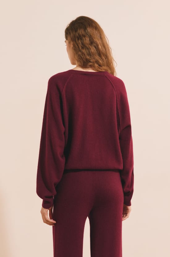Pull avec boutons 100% cachemire;${refinementColor}