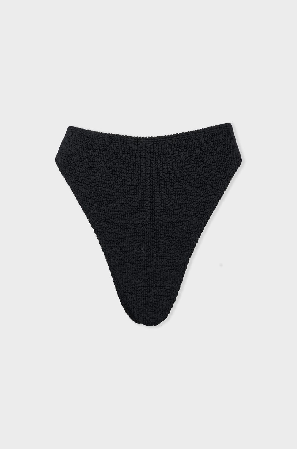 High-leg bikini bottom in stretchy material;${refinementColor}