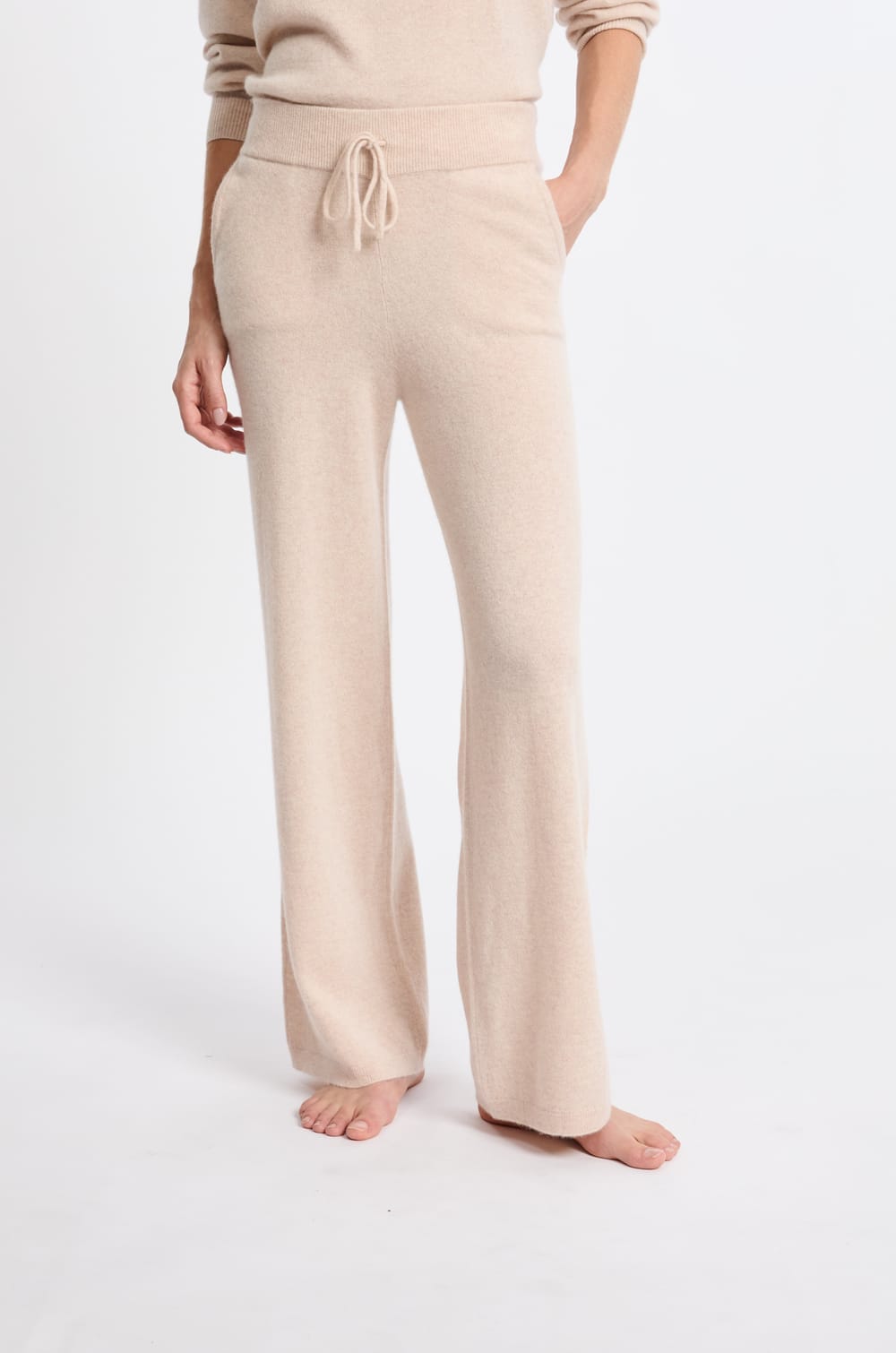 Pantalon de pyjama en cachemire;${refinementColor}