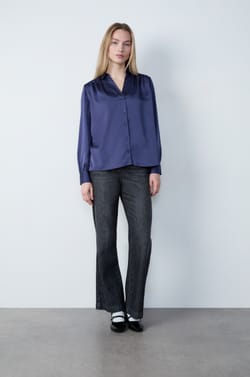 Satin Shirt;${refinementColor}