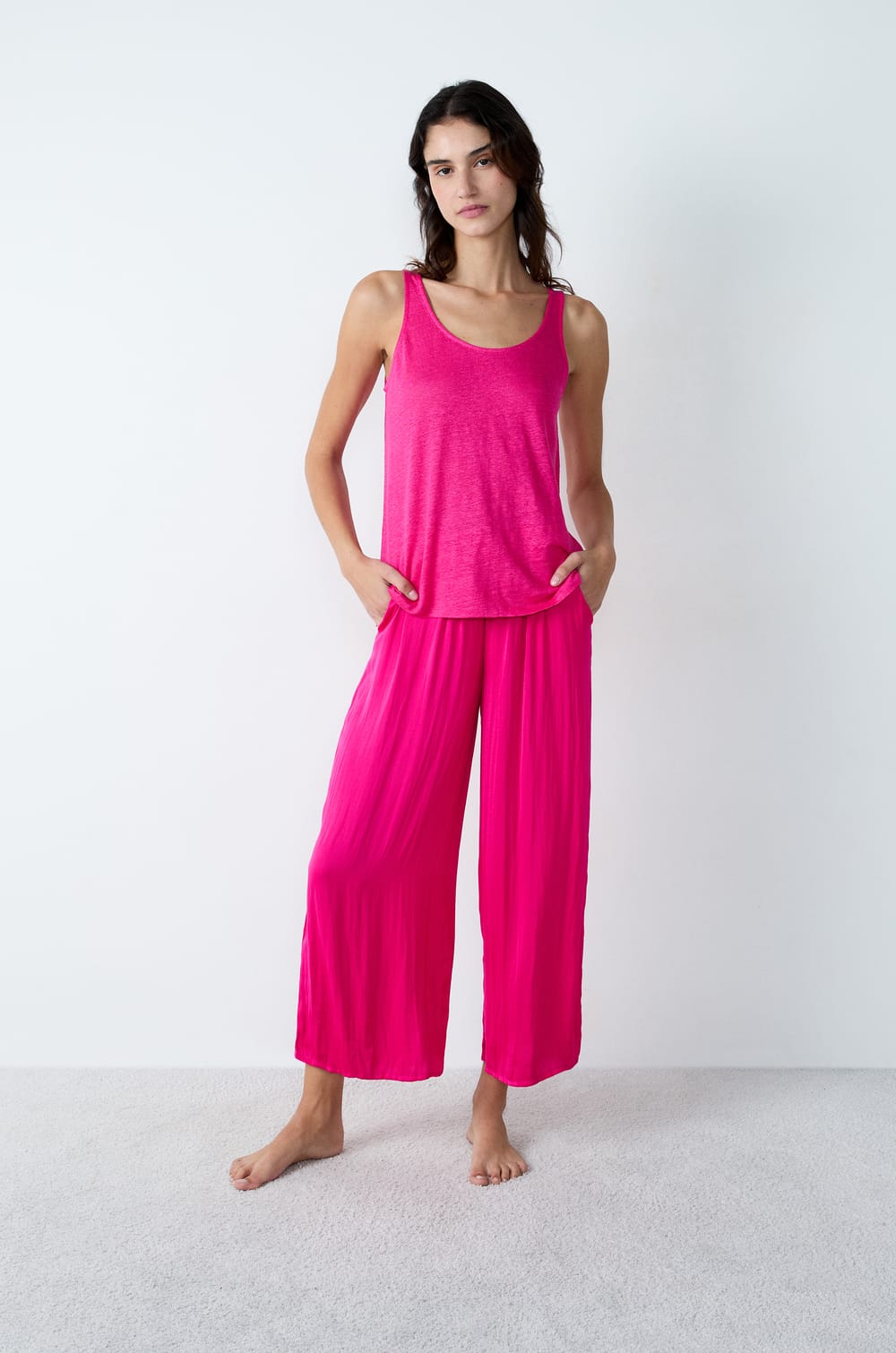 Débardeur 100% lin;${refinementColor}