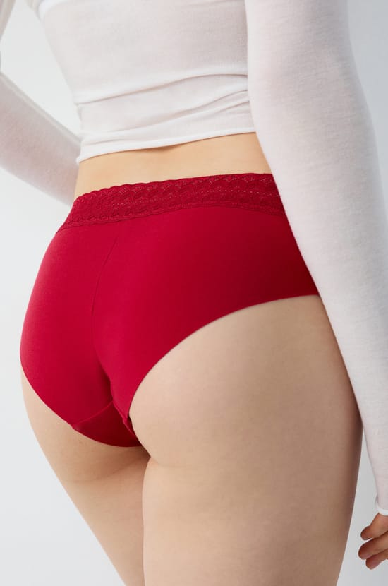 Shorty aus Baumwolle mit R&uuml;cknaht;${refinementColor}