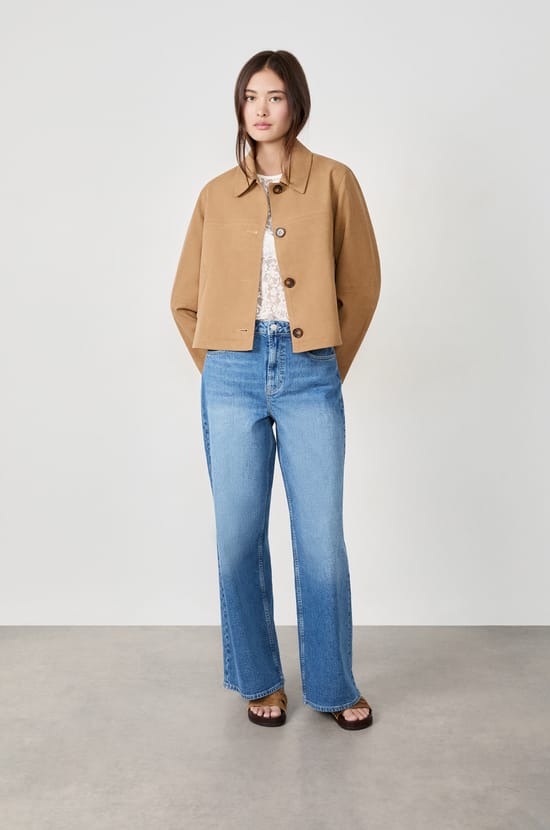 Veste effet suèdine;${refinementColor}