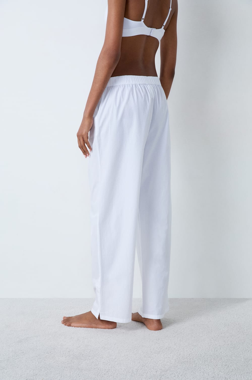 Cotton Pyjama Trousers;${refinementColor}