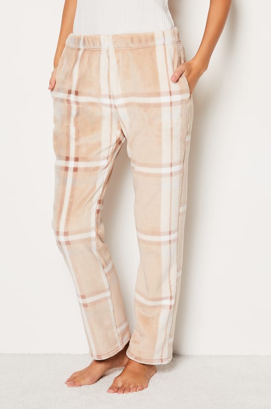 Pantalon de pyjama à carreaux;${refinementColor}